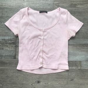 Brandy Melville Pink Zelly Top